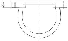 Rauchschwalbennest aus Holzbeton Nr. 10 B (einteilig)