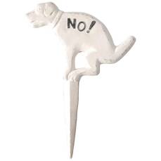 No! Hundehaufen - Verbot Schild creme/weiß