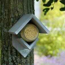 Erdnussbutterhalterung - künstlich gealtertes Holz