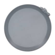 Grey Metal Vogeltränke hängend