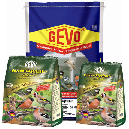 Gartenvogelfutter Balkon- und Terassenfutter schalenlos