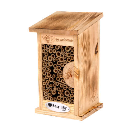 Insektenhotel Fernandina - aus geflammtem Massivholz