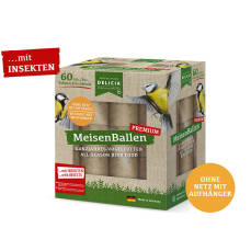 Meisenballen mit Insekten -  ohne Netz 60er