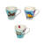 Porzellan Tassen von Myrte mit verschiedenen Motiven