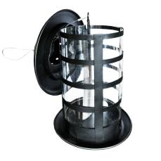 Futtersilo aus Metall - ideal für Garten, Terrasse & Balkon