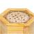 Insektenhotel Honigwabe aus Holz mit Schilf