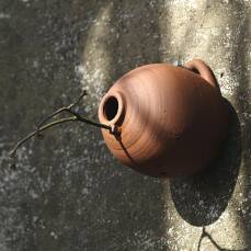 Vogeltopf rund - Nistkasten für Meisen & Sperlinge