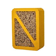 Insektenhotel Salina - Knalliger Gelbton für bessere...