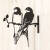 Metall Vogel Rauchschwalbe