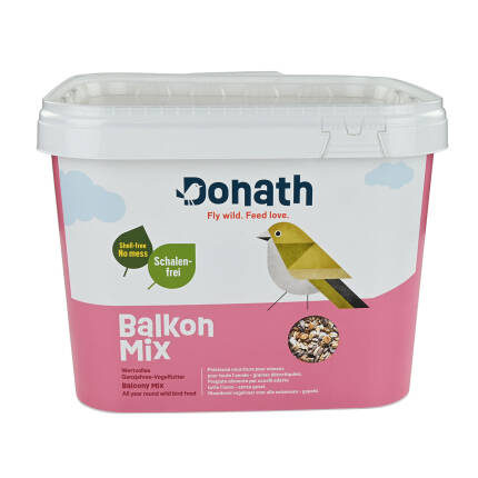 Donath Vogelfutter Balkon Mix 5 kg im Eimer