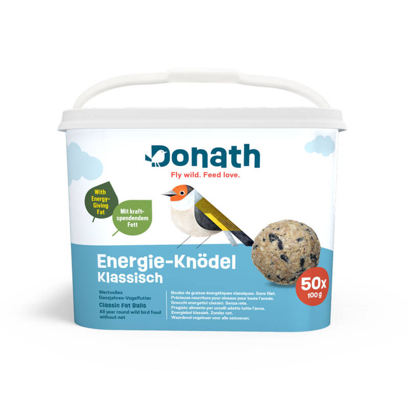 Energie-Knödel -Klassisch- ohne Netz 50er Eimer