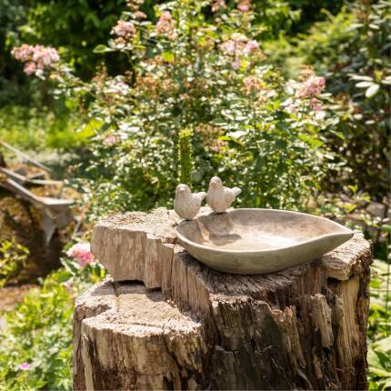 Vogeltränke "Licony" mit zwei dekorativen Vögeln