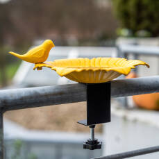 Balkon Wassertränke ockergelb