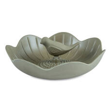 Balkon Vogelfutterschale olivgrün