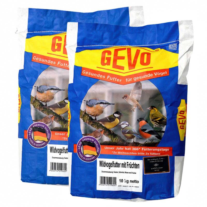 Wildvogelfutter mit Früchten 20 kg